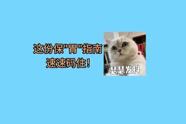 半夜泛酸水？这份保“胃”作战指南速速码住！